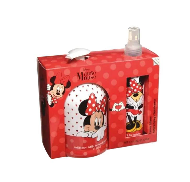 Set Disney Minnie Mouse Hand Soap/Spray Eau De Toilette 150ml