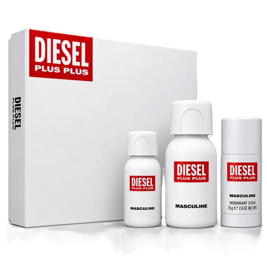 Diesel Set plus plus 75 ml EDT + 75 ml Deo + 30 ml mini EDT -Men
