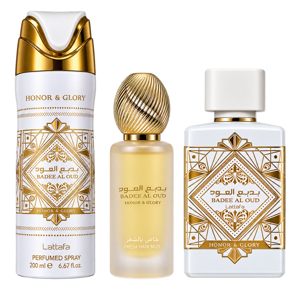 Set Badee al Oud Honor And Glory 3Pcs ⭐