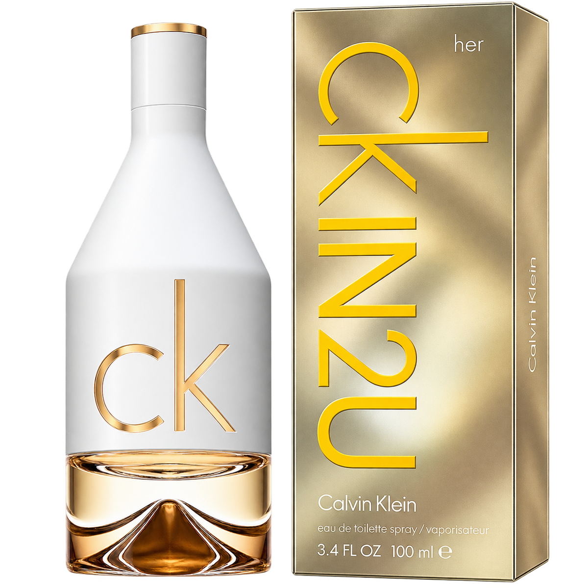 Calvin Klein In2U Edt 100 ml  - mujer