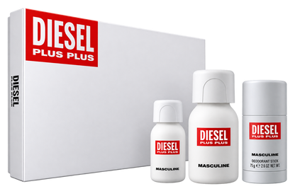 Diesel Set plus plus 75 ml EDT + 75 ml Deo + 30 ml mini EDT -Men