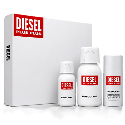 Diesel Set plus plus 75 ml EDT + 75 ml Deo + 30 ml mini EDT -Men