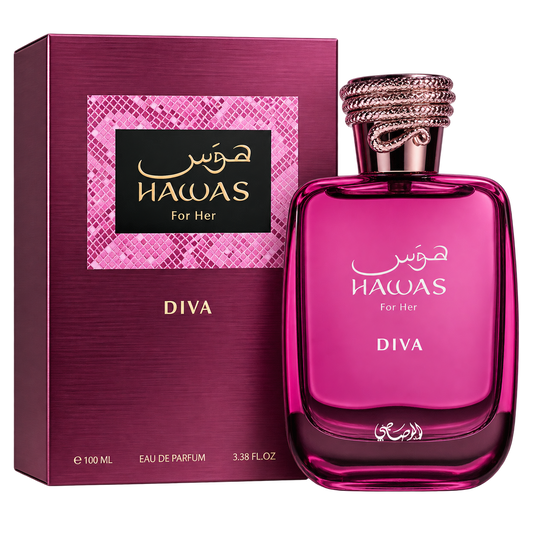 Hawas Diva Rasasi EDP 100 ml - mujer ⭐
