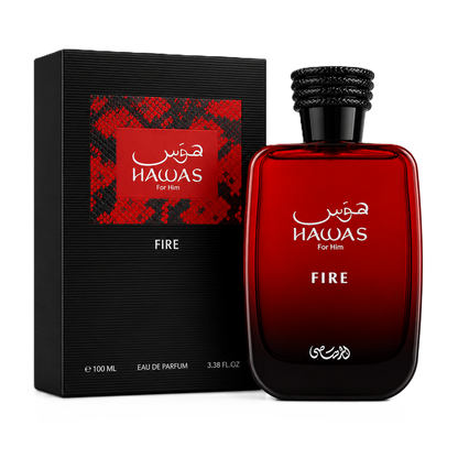 Hawas Fire Rasasi EDP 100 ml - Men ⭐