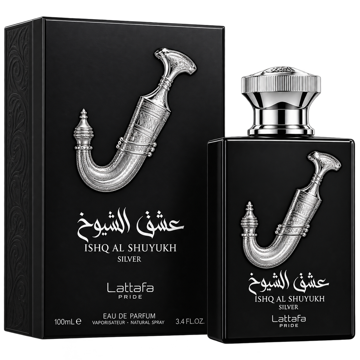 Ishq Al Shuyukh Silver Lattafa EDP 100 ml - Men