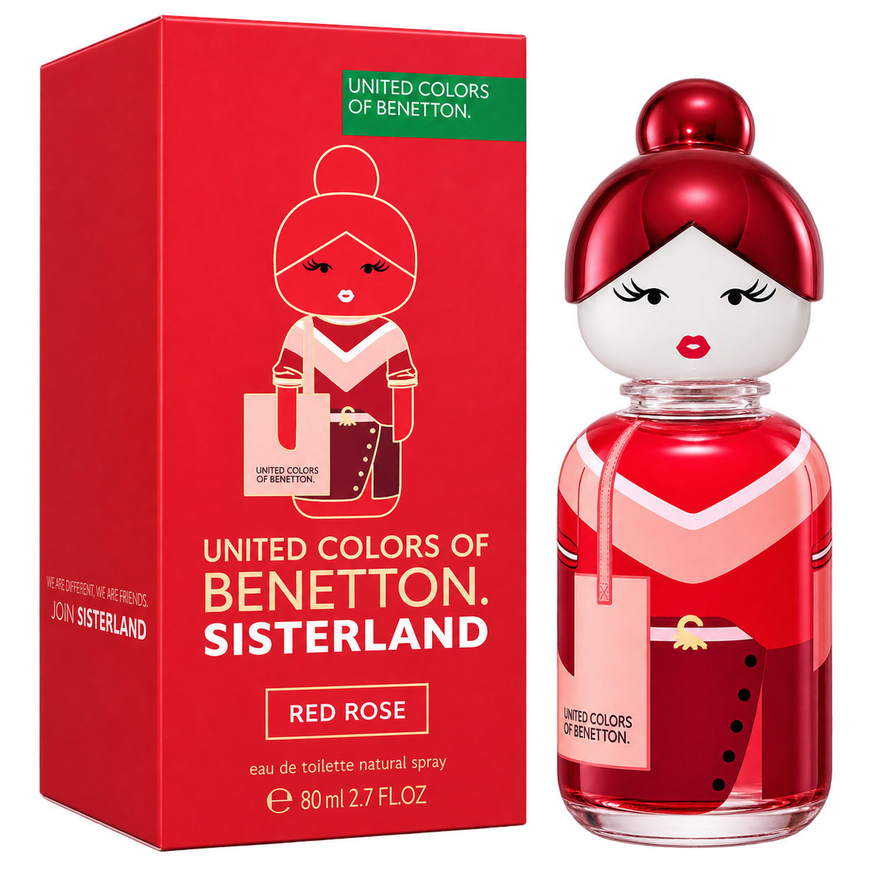 Perfume sisterland red rose 80ml