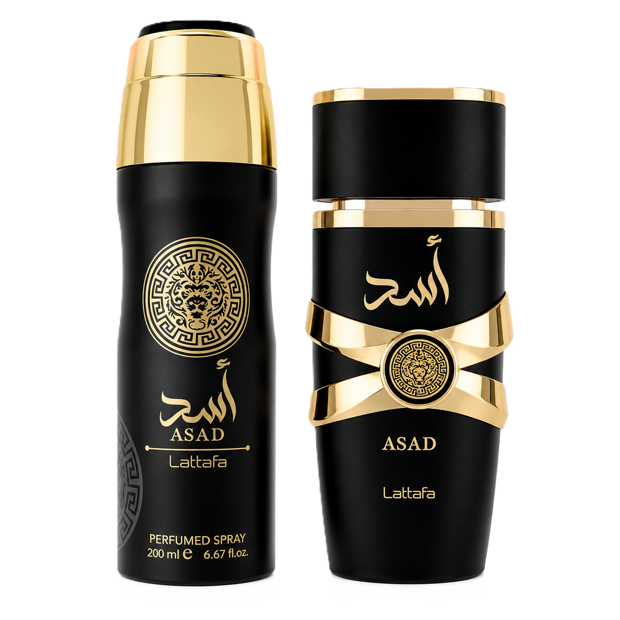 Set Asad 2Pcs 100 ml EDP Body spray 200 ml - Men ⭐