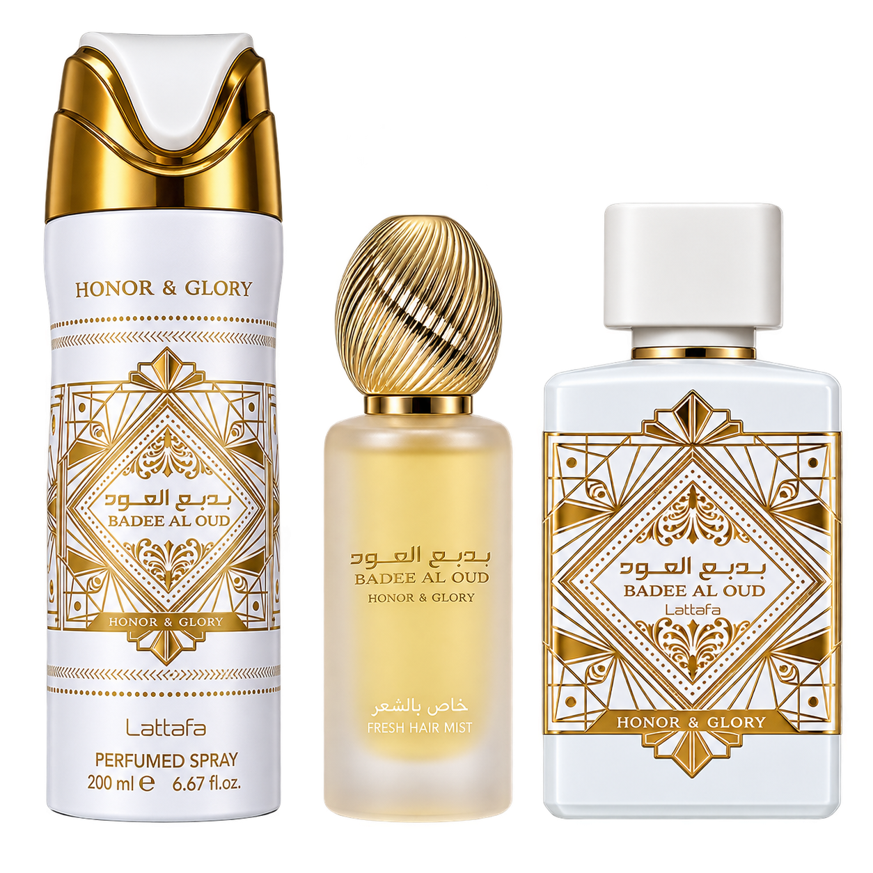 ??Set Badee al Oud Honor And Glory 3Pcs