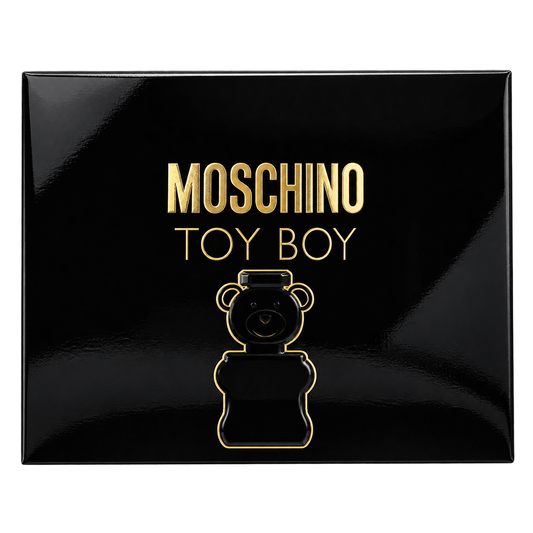 Set de Moschino Toy Boy (3PC) 100 ml Edp/ 100 ml gel de baño y 10 ml de perfume para viaje EDT MEN