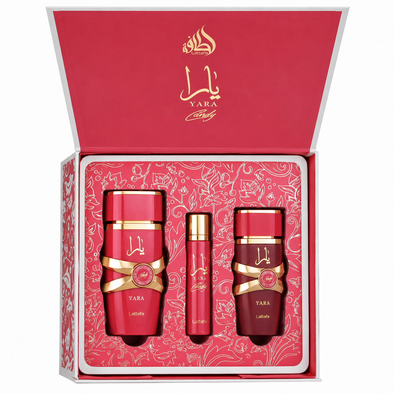 Set Yara Candy Lataffa  3Pcs 100 ml Edp - Women