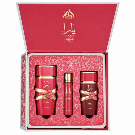 Set Yara Candy Lataffa  3Pcs 100 ml Edp - Women